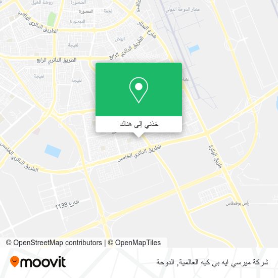خريطة شركة ميرسي ايه بي كيه العالمية