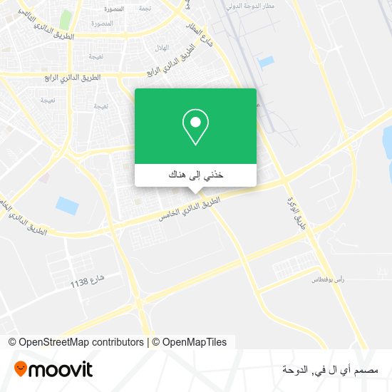 خريطة مصمم أي ال في