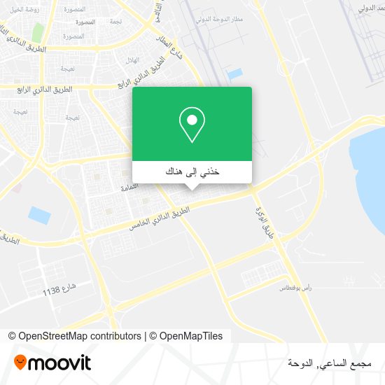 خريطة مجمع الساعي