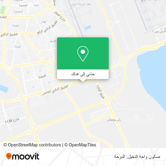 خريطة صالون واحة النخيل