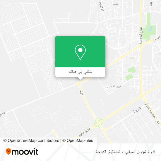 خريطة ادارة شؤون المباني - الداخلية