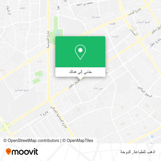 خريطة اذهب للطباعة
