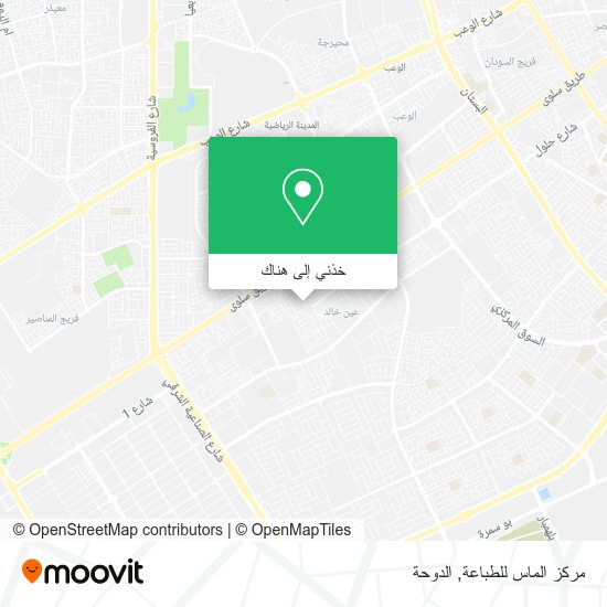 خريطة مركز الماس للطباعة