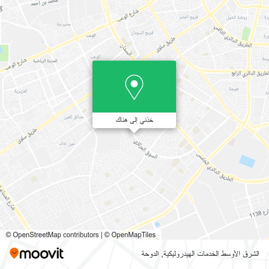 خريطة الشرق الأوسط الخدمات الهيدروليكية