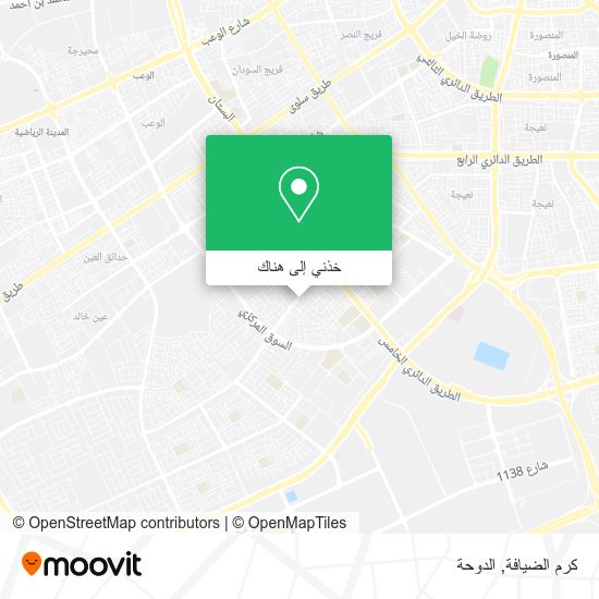 خريطة كرم الضيافة