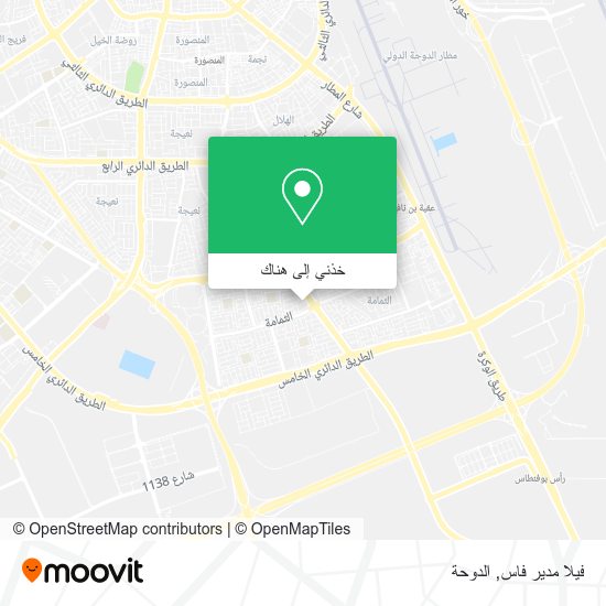 خريطة فيلا مدير فاس