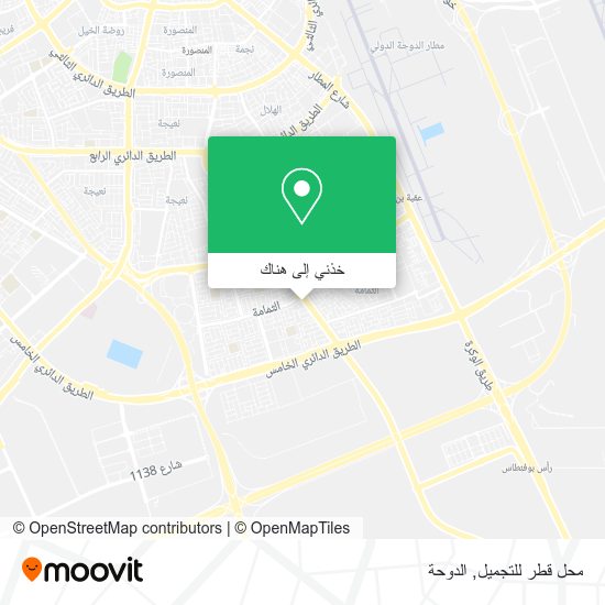 خريطة محل قطر للتجميل