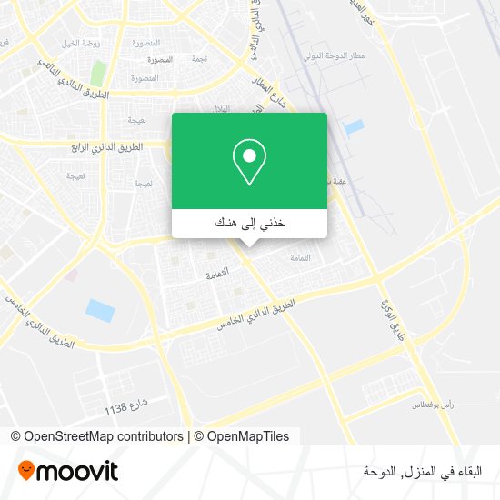 خريطة البقاء في المنزل