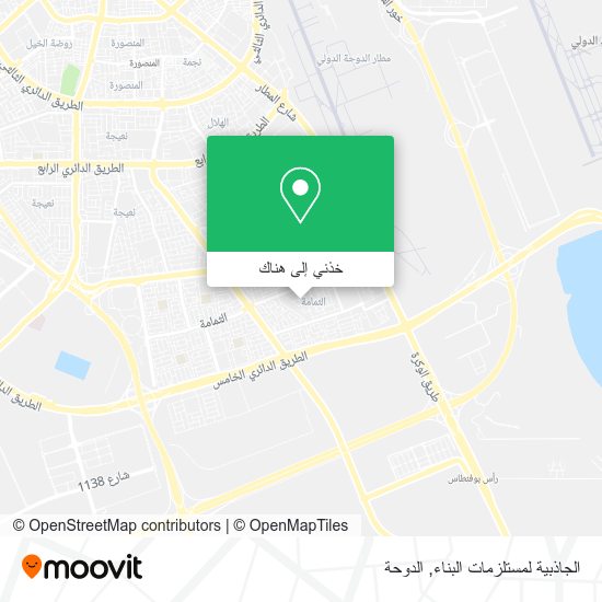 خريطة الجاذبية لمستلزمات البناء
