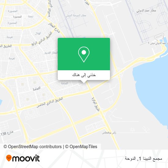 خريطة مجمع النبينا 1