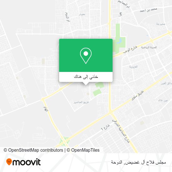 خريطة مجلس فلاح آل غضيض