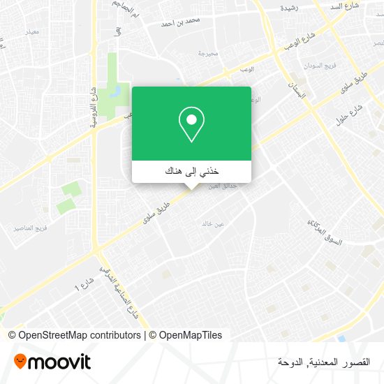 خريطة القصور المعدنية