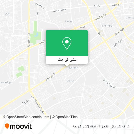 خريطة شركة كليوباترا للتجارة والمقاولات