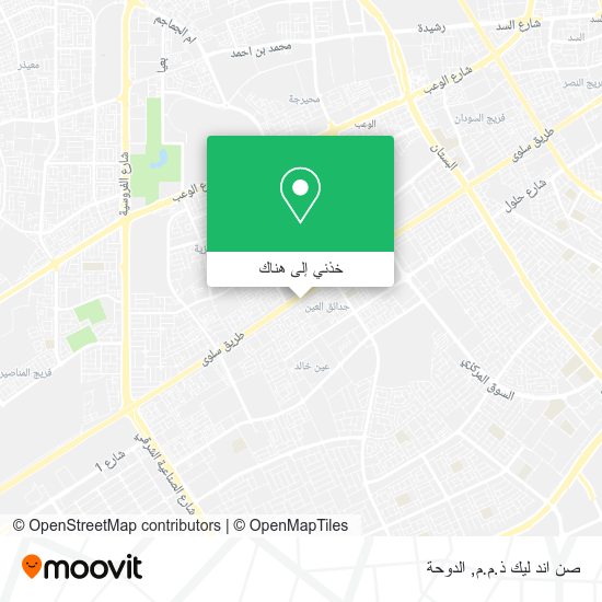 خريطة صن اند ليك ذ.م.م