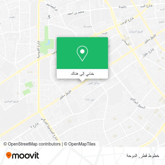 خريطة خطوط قطر