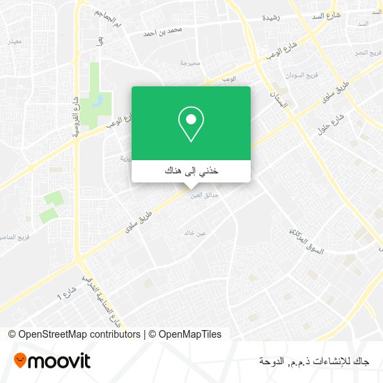 خريطة جاك للإنشاءات ذ.م.م