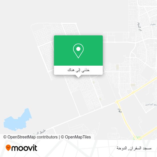 خريطة مسجد السفران