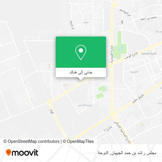 خريطة مجلس راشد بن حمد الجبهان