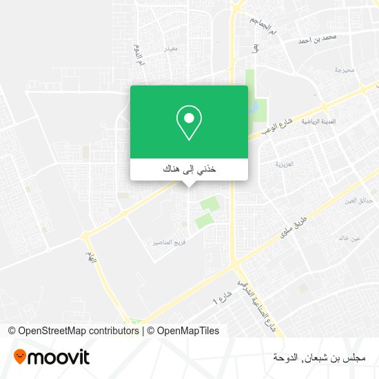 خريطة مجلس بن شبعان