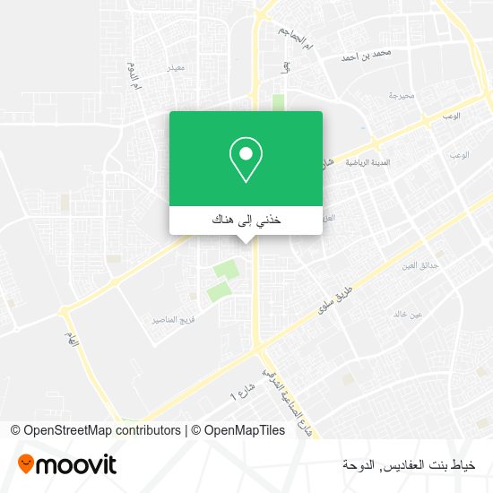 خريطة خياط بنت العفاديس