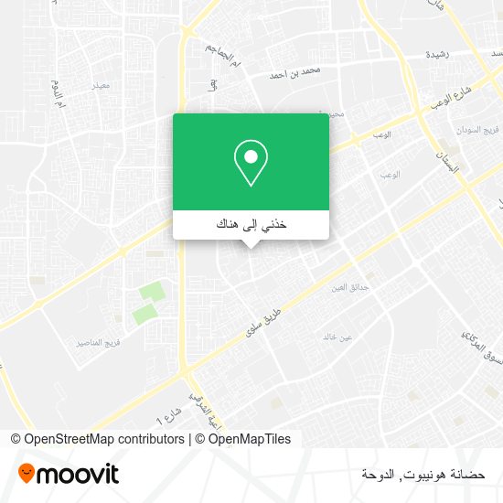 خريطة حضانة هونيبوت