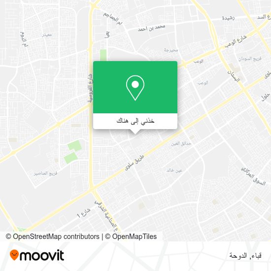 خريطة قباء
