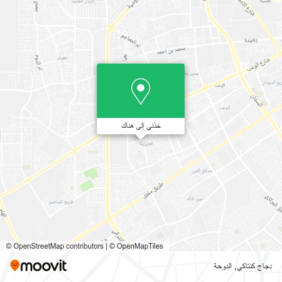 خريطة دجاج كنتاكي