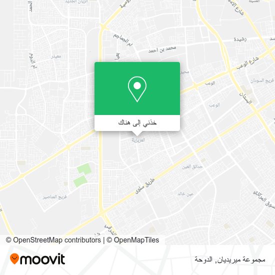 خريطة مجموعة ميريديان