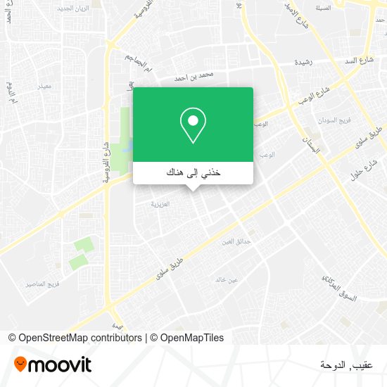 خريطة عقيب