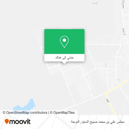 خريطة مجلس علي بن محمد صبيح السنيد