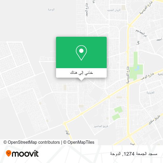 خريطة مسجد الجمعة 1274