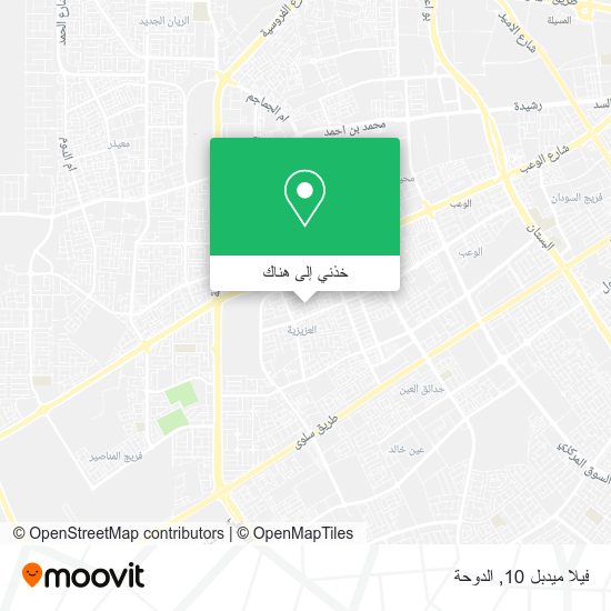 خريطة فيلا ميدبل 10
