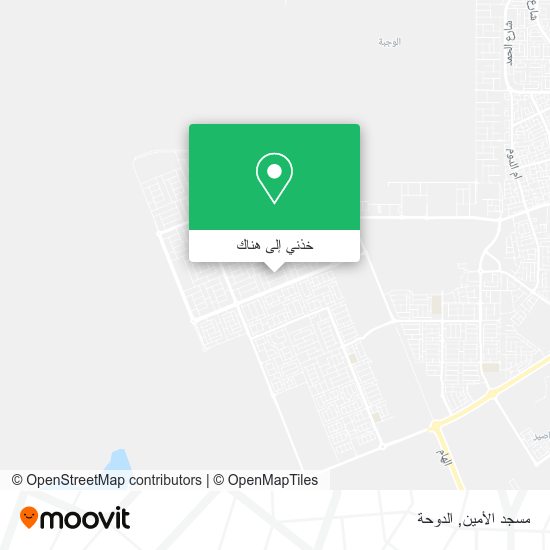 خريطة مسجد الأمين