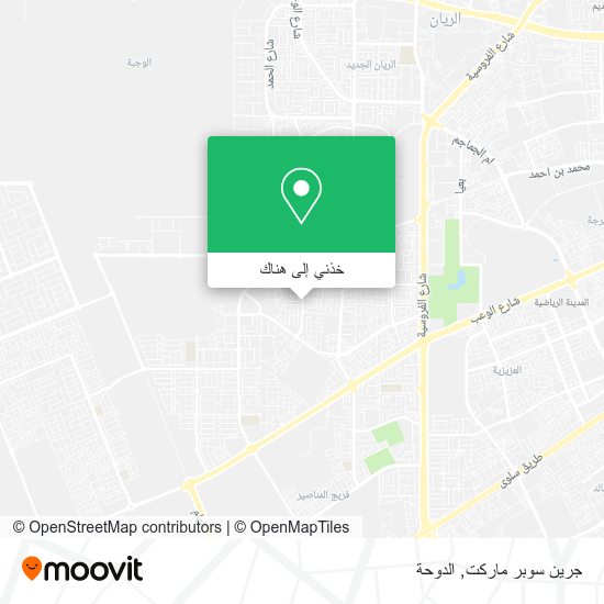 خريطة جرين سوبر ماركت