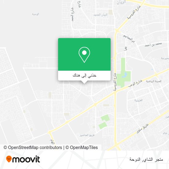 خريطة متجر الشاي