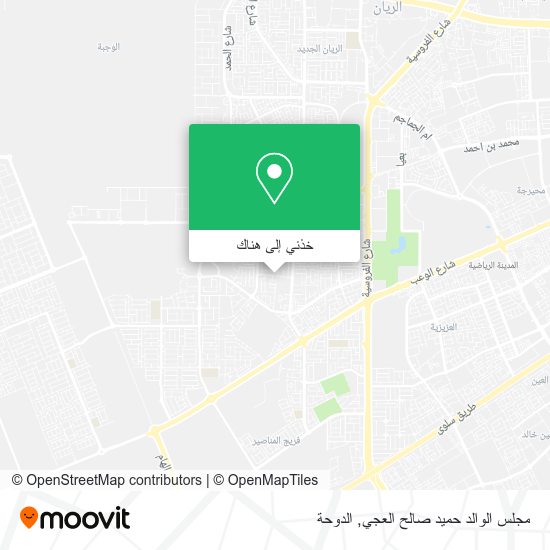 خريطة مجلس الوالد حميد صالح العجي