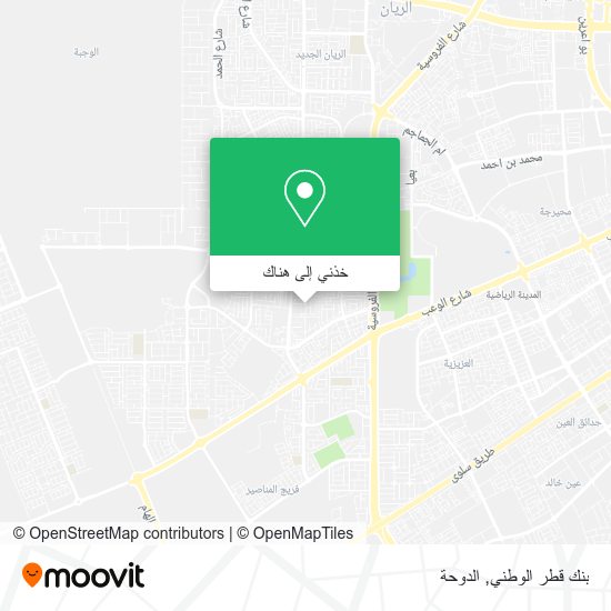 خريطة بنك قطر الوطني