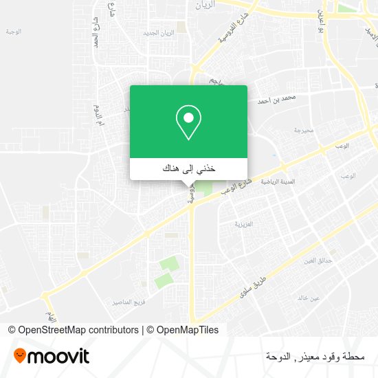 خريطة محطة وقود معيذر