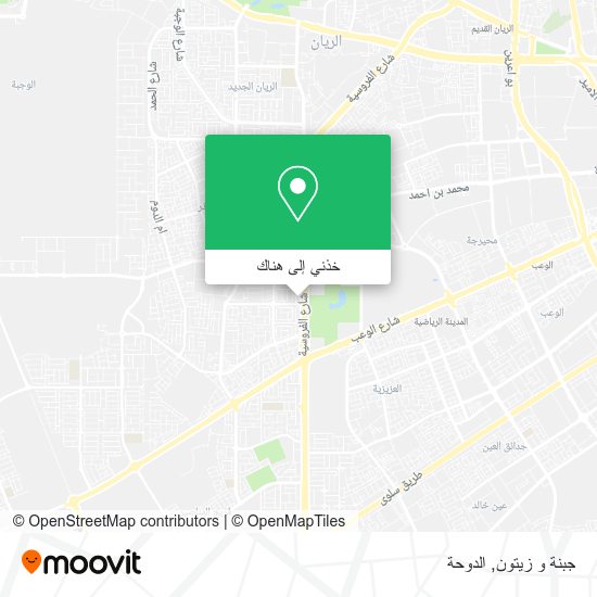 خريطة جبنة و زيتون