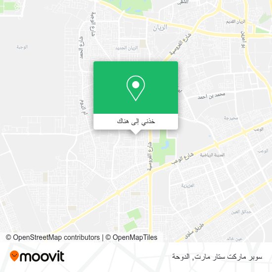 خريطة سوبر ماركت ستار مارت