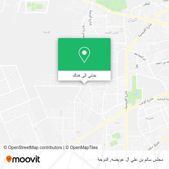 خريطة مجلس سالم بن علي آل عويضه