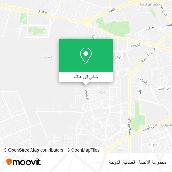 خريطة مجموعة الاتصال العالمية