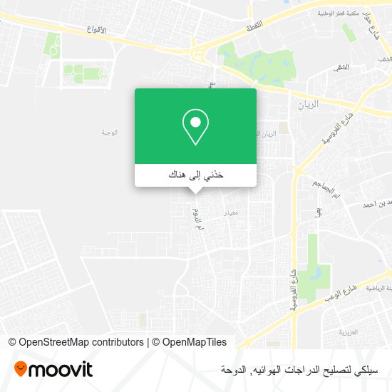 خريطة سيلكي لتصليح الدراجات الهوائيه