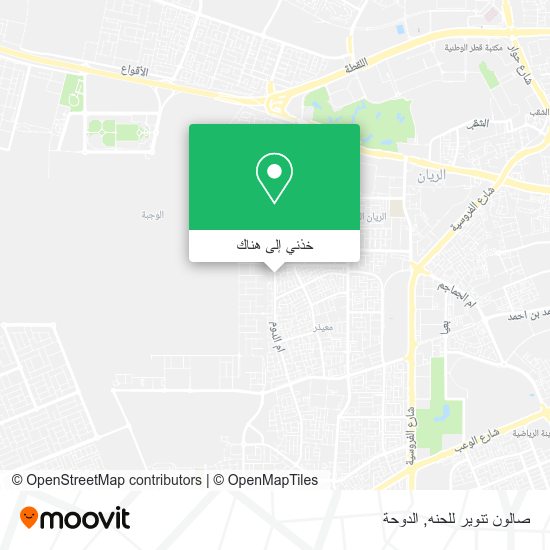 خريطة صالون تنوير للحنه