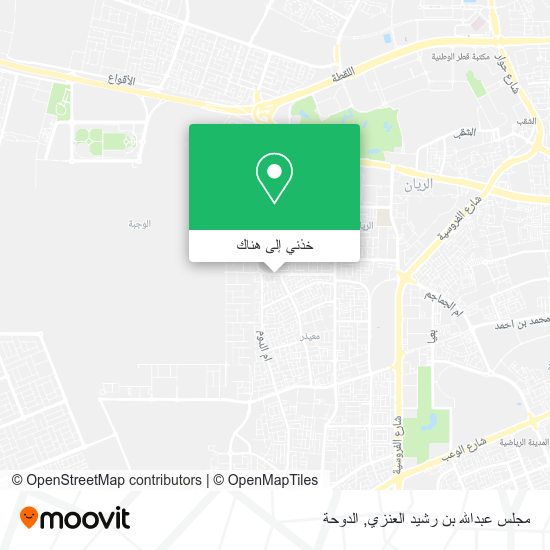 خريطة مجلس عبدالله بن رشيد العنزي