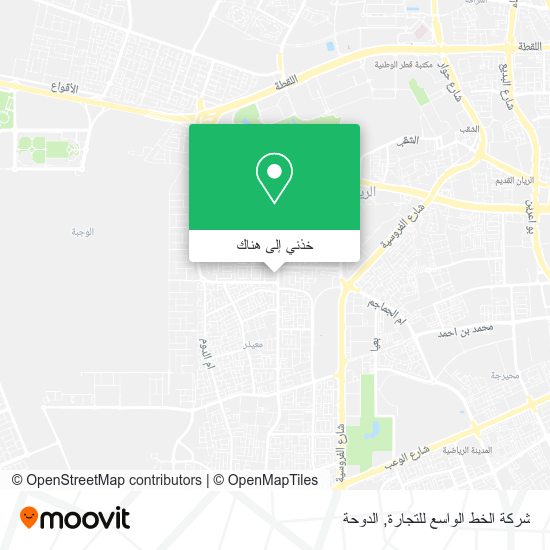خريطة شركة الخط الواسع للتجارة
