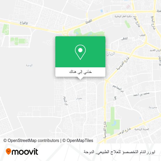 خريطة ايورراتنام التخصصؤ للعلاج الطبيعي