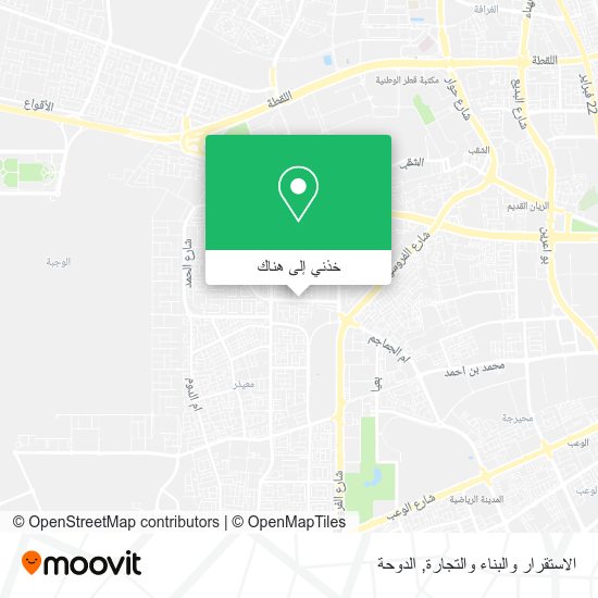 خريطة الاستقرار والبناء والتجارة