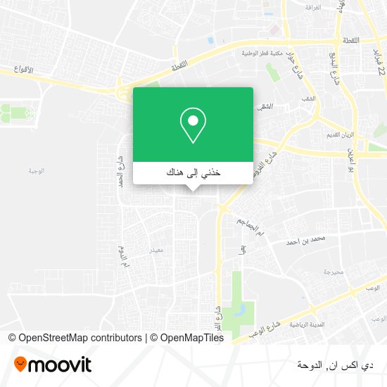 خريطة دي اكس ان