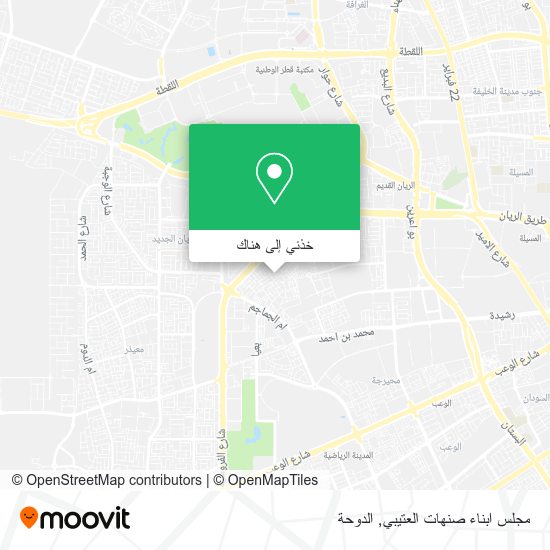 خريطة مجلس ابناء صنهات العتيبي